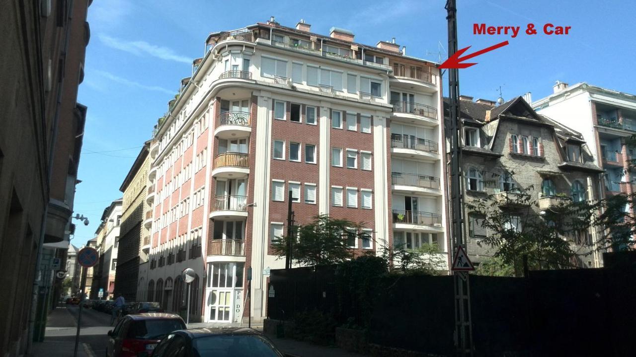 Merry&Car - Huge Balcony + Living Room + 2Br Budapest Eksteriør bilde